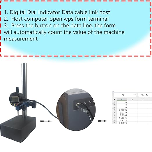 Rs231 Data Cable for Digital Dial Indicators