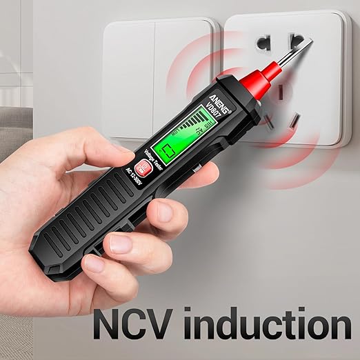 ANENG Digital Multimeter with Non Contact Voltage Tester,Ohm Volt Amp Meter,Measure AC/DC Voltage,Current,Resistance,Continuity,Diodes,with LCD Display,Flashlight,Pocket-Sized Automotive Detector