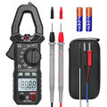 FKM Digital Clamp Meter Multimeter Tester TRMS 6000 Counts Auto-ranging Amp Smart Voltage Tester,for AC/DC Current,AC/DC Voltage,NCV Detection,Resistance,Capacitance,Continuity,Diode,Hz,Temp Test