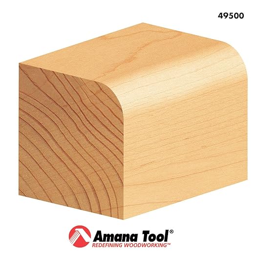 Amana Tool - 49500 Carbide Tipped Corner Round 3/16 Radius x 7/8 Dia x 1/2 x 1/4" Shan