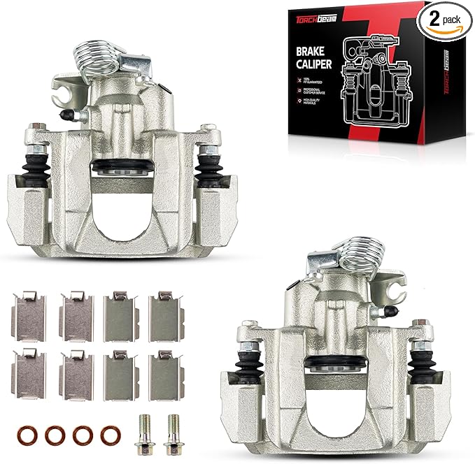 Torchbeam Rear Brake Calipers Set for Ford 2011-2019 Explorer, Ford 2013-2019 Taurus 3.5L, Ford 2010-2014 Flex, Lincoln 2010-2014 MKT, Rear Left and Rear Right Calipers Replace # 18B5263+18B5262
