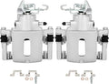 SCITOO 18B4926 18B4927 Rear Left & Right Disc Brake Calipers Assembly w/Bracket For Ford For Mustang 2005-2014