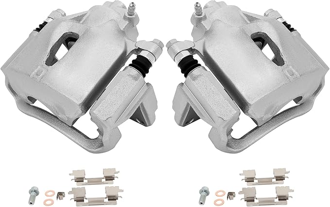 SCITOO Front Left+Right Brake Calipers With Bracket 19B2714 19B2715 Compatible For Toyota Avalon 2005-2007 For Toyota Camry 2005-2006 For Toyota Sienna 2004-2010 For Toyota Solara 2004-2008