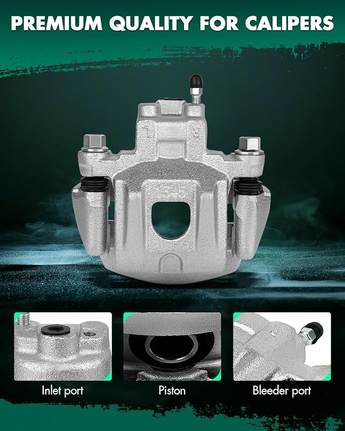 SCITOO 19B2905 19B2904 Rear Left & Right Disc Brake Calipers Assembly w/Bracket For Toyota For Highlander 2004-2007