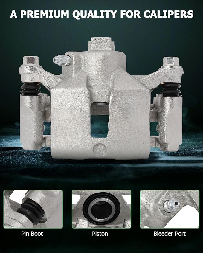 SCITOO 18B4644 18B4645 Rear Left & Right Brake Calipers w/Bracket For Buick For Regal,For Chevy For Impala/For Monte Carlo,For Oldsmobile For Intrigue,For Pontiac For Grand Prix