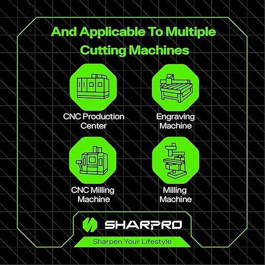 Extra Long Spiral Upcut Router Bit 1/4 Inch Shank 1/8 Inch Cutting Dia. 1 Inch CL. 3 Inch OVL. Solid Carbide Upcut CNC Router Bit for Wood Cutting, Engraving and Plunging Applications (3PCS)