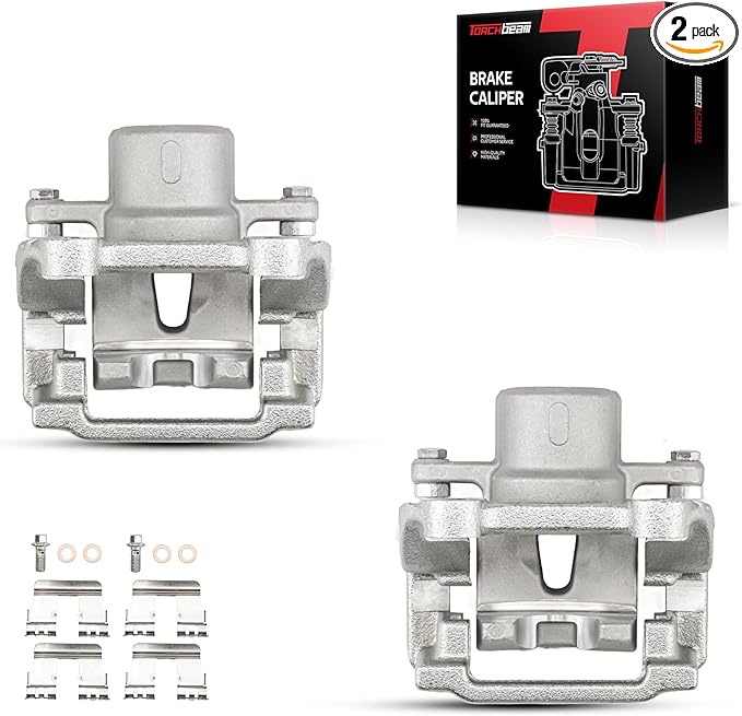 Torchbeam Rear Brake Calipers Set for Chrysler 300 2005-2021, Dodge Charger 2006-2021, Dodge Challenger 2009-2021, Dodge Magnum 2005-2008, Rear Left and Rear Right Calipers Replace # 18B4970+18B4971