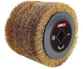 Aidelife Metal Wire Brush for Grinding Machine Renovator，Drawing Wire Wheel Ø120x100, Wire Drawing Machine Attachment. for Soiled Metal or Stone Surfaces and for The Removal of Grey from Wood