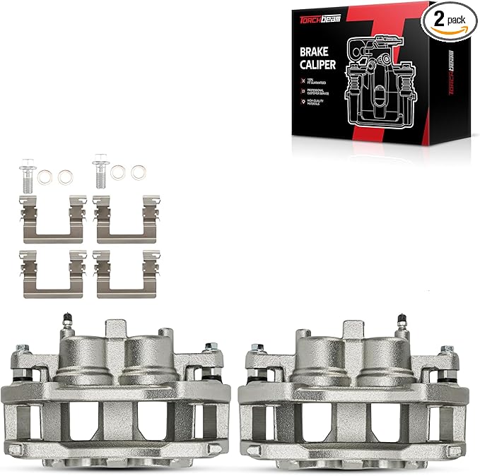 Torchbeam Front Brake Calipers Set for Chevrolet Impala 2006-2013, Buick Lucerne 2006-2011, Chevrolet Impala Limited 2014-2016, Front Left and Front Right Calipers Replace # 18B4988+18B4989