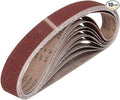 HARFINGTON 1-1/2 x 30 Inch Sanding Belts, 10 Pcs 36 Grits Aluminum Oxide Abrasive Belt Sander File Belt for Woodworking, Metal Polishing, Knife Sharpener