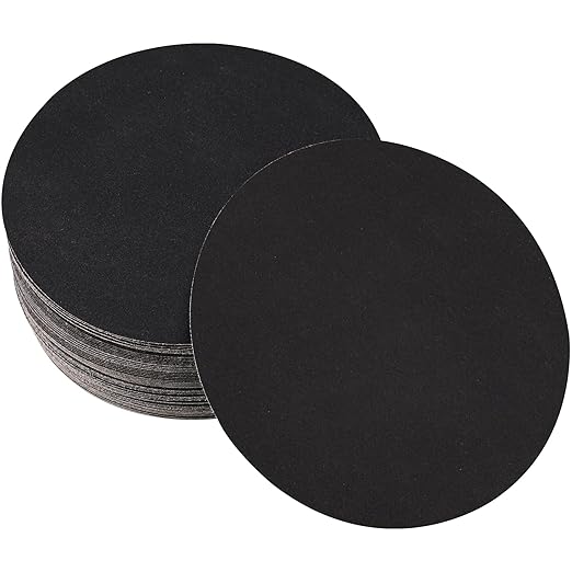 30PCS 6 inch Silicon Carbide Sanding Discs 120 Grit, Wet Dry Orbital Sander Hook and Loop Sandpaper Disc, Best for Metal,Automotive,Wood Polishing