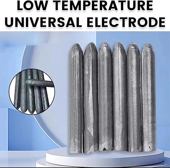 Low Temperature Universal Welding Rod, Metal Universal Low Temperature Easy Melt Welding Rods, Lighter Welding Rod, Easy Welding Rods for Metal Welding, for Aluminum, Iron Etc Metal (12pcs)