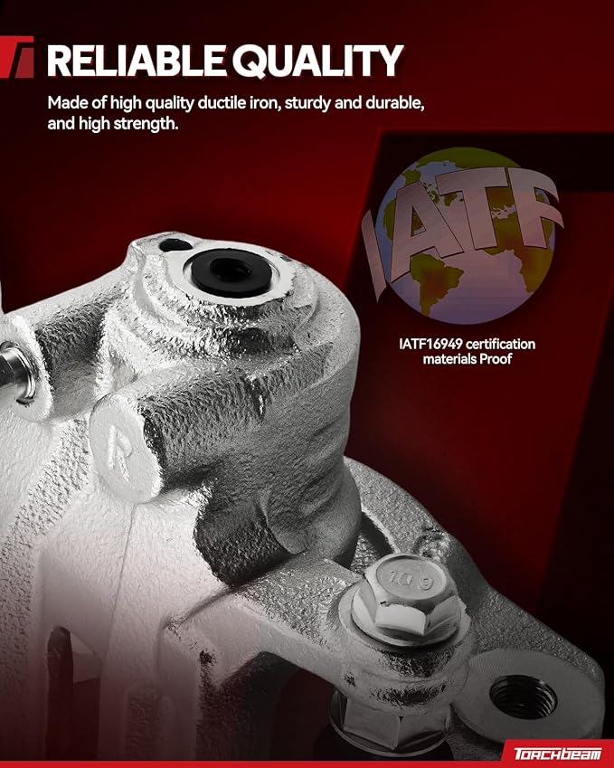 Torchbeam Rear Brake Calipers Set for Chevrolet 2002-2009 Trailblazer, GMC 2002-2009 Envoy, Chevrolet 2002-2006 Trailblazer EXT, Rear Left and Rear Right Calipers Replace # 18B4805+18B4804