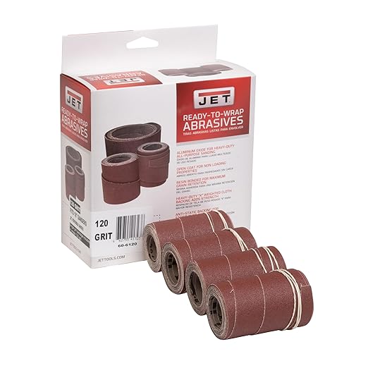 JET 16" Ready-to-Wrap Sandpaper, 120 Grit (60-6120)