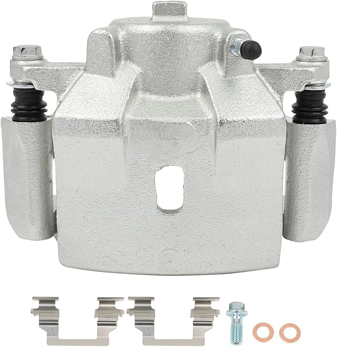 cciyu Front Left Brake Caliper Assembly w/Bracket 18B4910A For Chevy For Malibu,For Pontiac For G6/For Solstice,For Saturn For Aura/For Sky