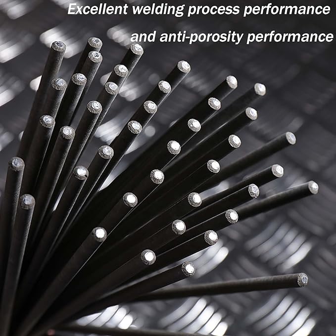 50PCS J422 Welding Rods 1.8mm, Mild Steel Electrodes, All Position Stick Rods, Smooth Welding Performance, Ideal for DIY and Repair,50pcs,1.8mm