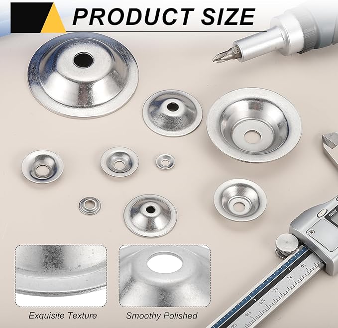 MECCANIXITY 4 Pcs M16 Arbor Washer, 2x80mm 304 Stainless Steel Bench Grinder Arbor Washer for Bench Grinder Polisher Wire Wheel Buffing, Silver