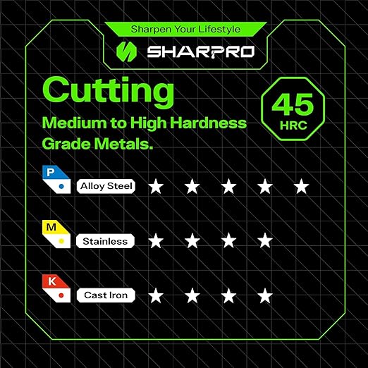 Carbide Ball Nose End Mill 2 Flute 1/8 Inch SHK. and Cutting Dia. 3D Carving, High-Speed and Deep Cutting, AlCrN Coated, Apply for Alloy Steel, Stainless Steel and Various Cast Iron.
