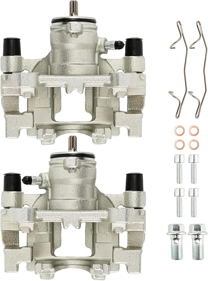 Torchbeam Rear Brake Calipers Set for Ford Fusion 2013-2020, Lincoln MKZ 2013-2020, Lincoln Continental 2017-2020, Rear Left and Rear Right Calipers Replace # 18B5477+18B5476