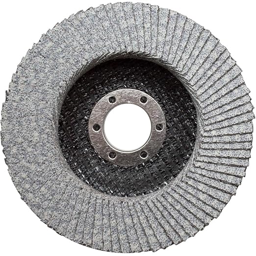 Benchmark Abrasives 4.5" x 7/8" Premium Stearate Coated Type 27 Flap Discs 4 1/2 for Angle Grinder - for Aluminum & Soft Metals - Sanding, Finishing, Grinding Wheels 4 1/2 Inch - (10 Pack) 60 Grit