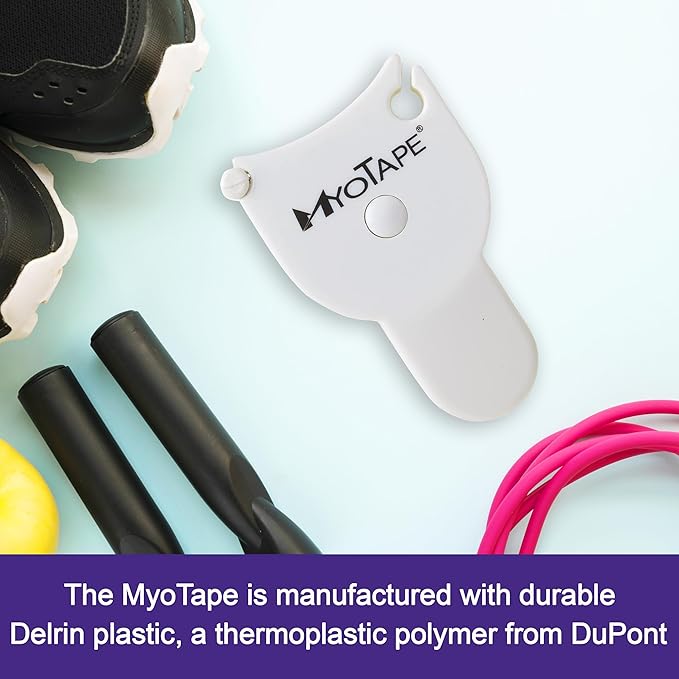 MyoTape Body Measure Tape - Arms Chest Thighs or Waist Measuring Tape for Personal Trainer or Home Fitness Goals