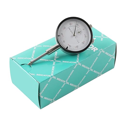 HFS(R) 0-1" Dial Indicator Lathe Tool High Precision, 1" Measuring Range, 0.001" Graduation Interval