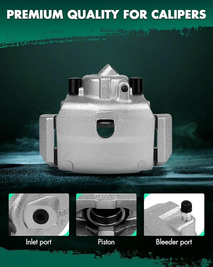 SCITOO Front Left Brake Caliper With Bracket 18B4778 Compatible For Ford For Escape 2001-2007 For Mazda Tribute 2001-2006 For Mercury Mariner 2005-2006