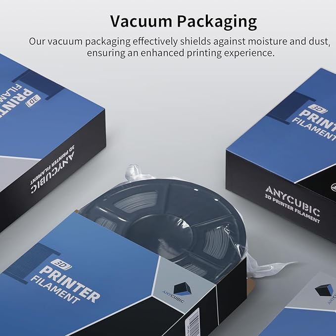 ANYCUBIC PETG Filament 1.75mm, 3D Printer Filament, Dimensional Accuracy +/- 0.02mm, Exceptional Toughness, Print with Most FDM 3D Printers, 1KG Spool, Yellow