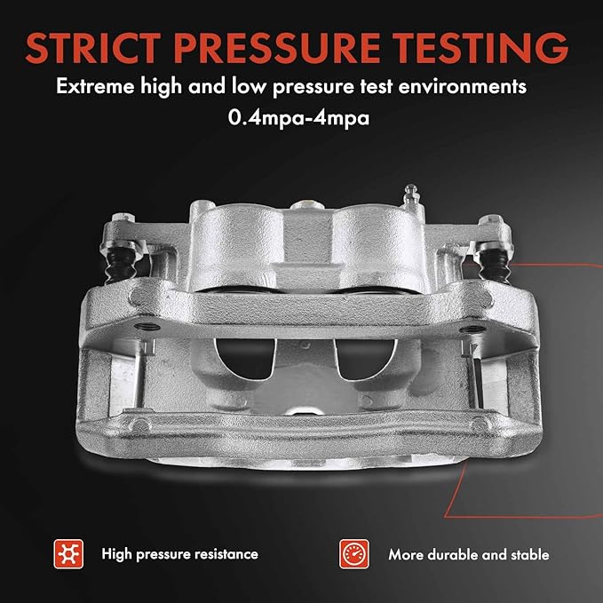 A-Premium Disc Brake Caliper Assembly with Bracket Compatible with Ford Models - For F-150 2012-2020, Lobo 2011-2013 2015-2020 - Front Side