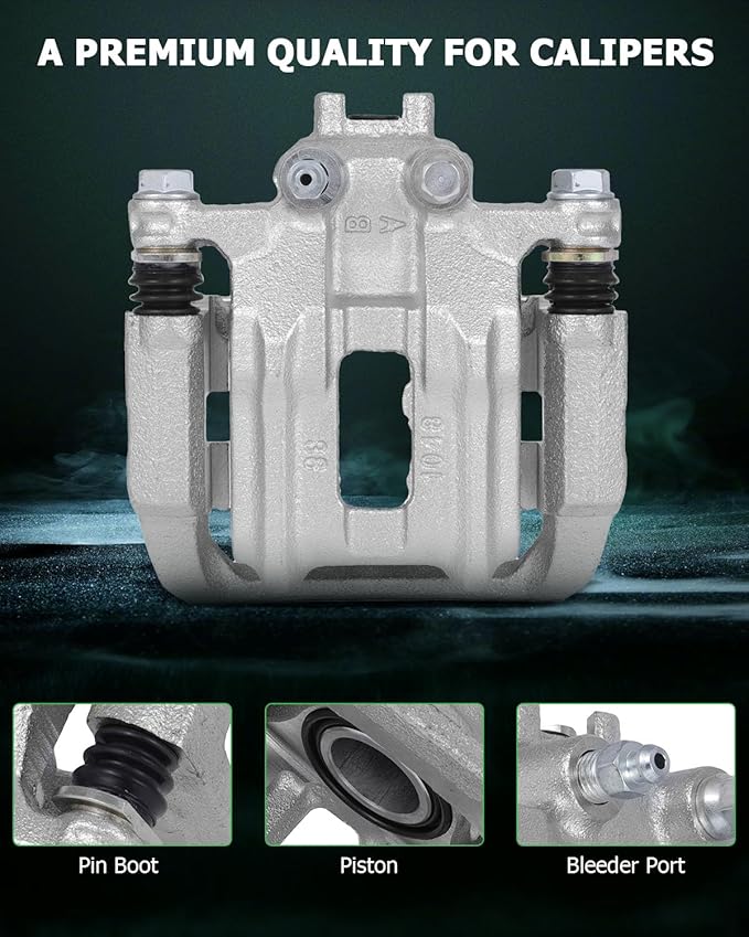 SCITOO 19B2911 Rear Left Disc Brake Caliper Assembly w/Bracket For Honda For CR-V 2005-2006
