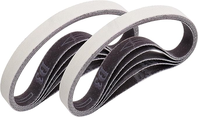 1/2 x 12 Inch Knife Sharpener Sanding Belts for Work Sharp, 5000 Ultra Fine Grit Replacement Sharpening Belt Kit for Official Work Sharp (WSKTS & WSKTS-KT/Mk.1 & Mk.2) Knife & Tool Sharpener, 10 Pcs