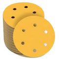 6 Inch - 6 Hole Hook and Loop Sanding Discs 600 Grit, Random Orbital Sandpaper for Automotive and Woodworking - 100 Pack