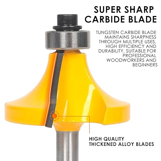 Router Bits 1/4 Inch Shank - BAIDETS 35Pcs 1/4" Router Bit Set for Professional and Beginners Carpenter Woodworking Projects