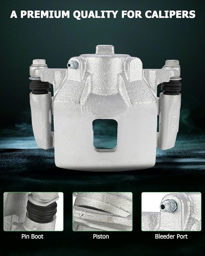SCITOO Front Right Brake Caliper With Bracket 18B4881 Compatible For Chevrolet Cobalt 2005-2010 For Pontiac G5 2007-2009 For Pontiac Pursuit 2005-2006 For Saturn Ion 2003-2007