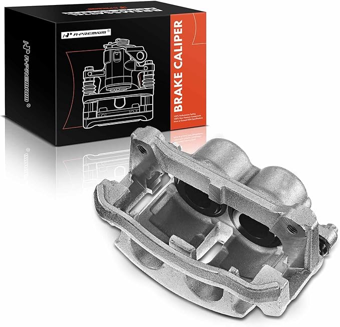 A-Premium Disc Brake Caliper Assembly with Bracket Compatible with Select Ford Models - For F-150 2009, Lobo 2009-2014, Pickup - Front Right Passenger Side