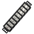 Terminal Blocks Double Row Stainless Steel 10-22 AWG Copper 600V/30A Rated 2-14 Poles Neat Circuit Solution 1 Pack TBD (8 Poles)