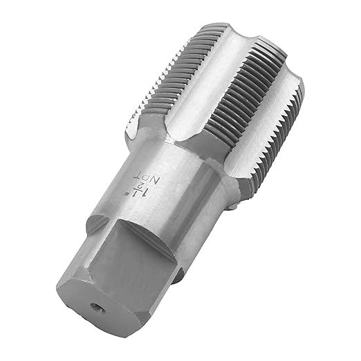 HFS(R)1-1/2" NPT Pipe Tap，Carbon Steel Pipe Threading Tools with Storage Case for Industrial/Plumbing/Auto Repair DIY Thread cutting tools