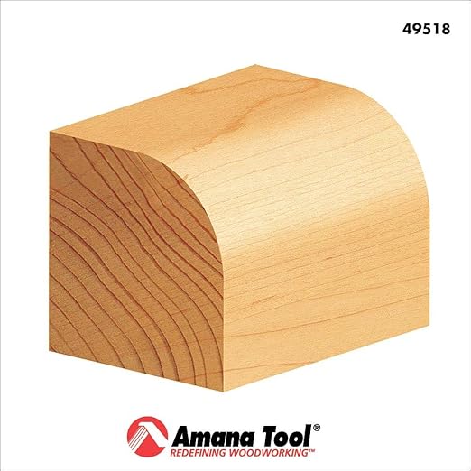 Amana Tool - 49518 Carbide Tipped Corner Round 1/2 Radius x 1-1/2 Dia x 3/4 x 1/2" Sha