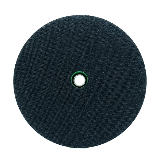 3D 6” Green Rotary Backing Plate | 5/8” Thread | Hook-and-Loop System | Flexible Backing Pad for Rotary Polisher | Sanding, Polishing, Buffing | Professional Grade