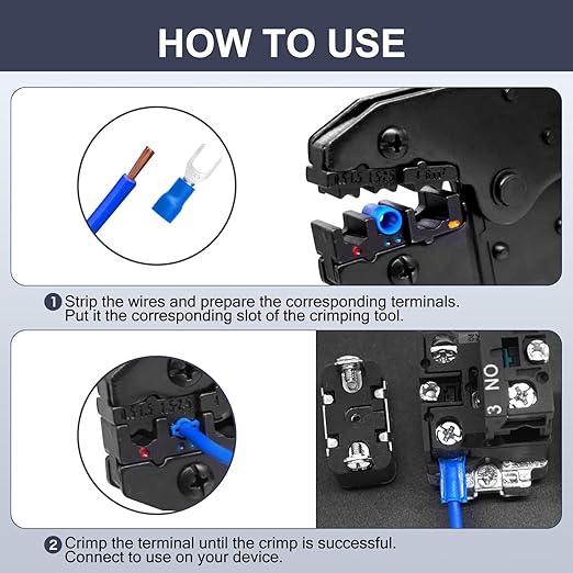 Chanzon Insulated Crimp Connector Wire Terminal Kit Contains (Butt Splice, Male & Female Spade, Fork, Ring Terminals) Solderless Assorted Electrical Crimping Tools(720pcs