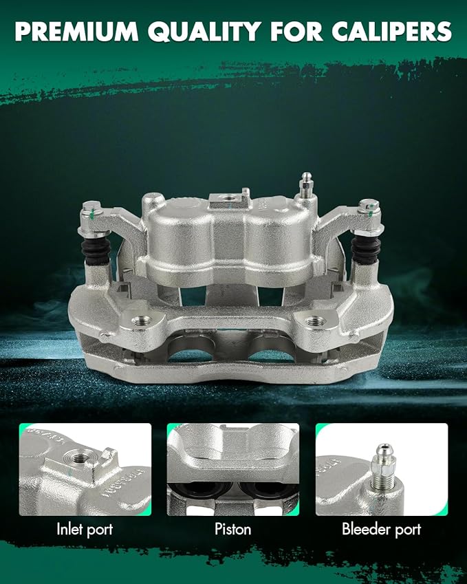SCITOO 18B5402A 18B5403A Front Left & Right Disc Brake Calipers Assembly w/Bracket For Dodge For Journey 2012-2020