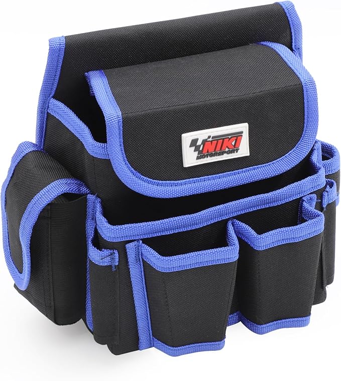 Tool Belt,600D Water-draining Oxford Cloth Tool Belts for Men,Electrician Tool Belt Widely Applied to Repairmen,Electrician,Carpenter,Construction (8 pockets)