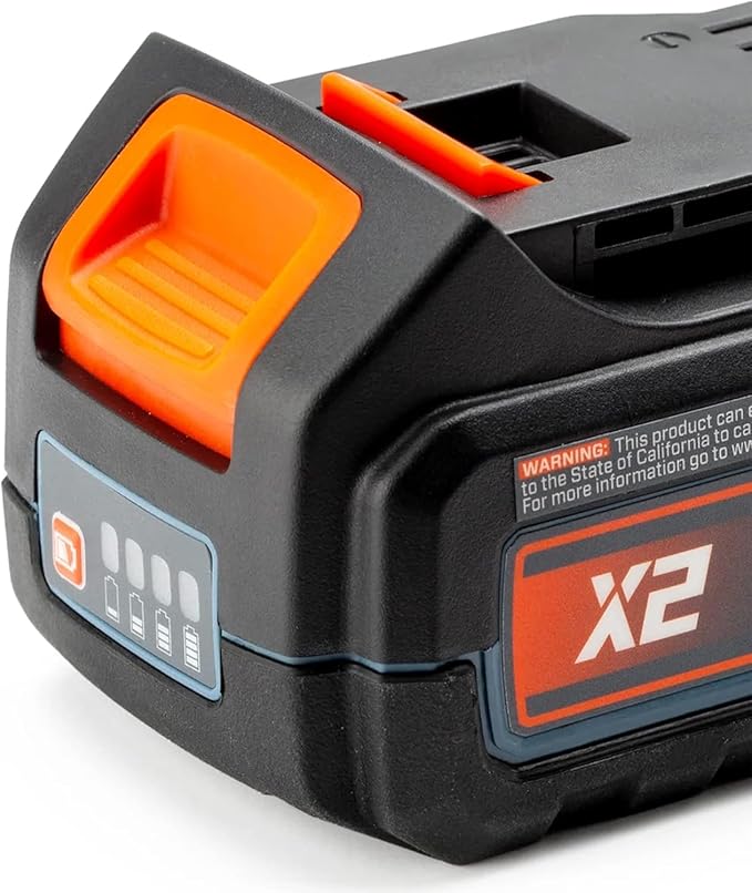 SENIX B50X2 20 Volt Max* 5.0 Ah Lithium-ion Battery for X2 Series Lawn and Garden and Cordless Power Tools, Fade-Free, Battery Indicator Lights