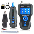 Network Cable Tester, NF-8601S TDR Multifunction LCD Tracer for RJ45, RJ11, BNC, Metal Cable, PING/POE Length Measurement Phone Line Tracer, Diagnostic Tool Tester