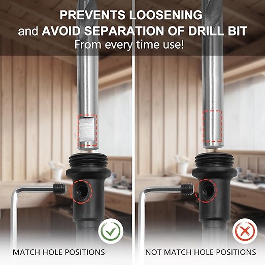 2-5/8 Inch Hole Saw with 3/8" Triangle Shank Quick Change Arbor, JTemgle Bi-Metal Hole Saw Heavy Duty Hole Cutting Tool for Cornhole Boards, Recessed Lights, Wood, Plastic, Drywall & Soft Metal