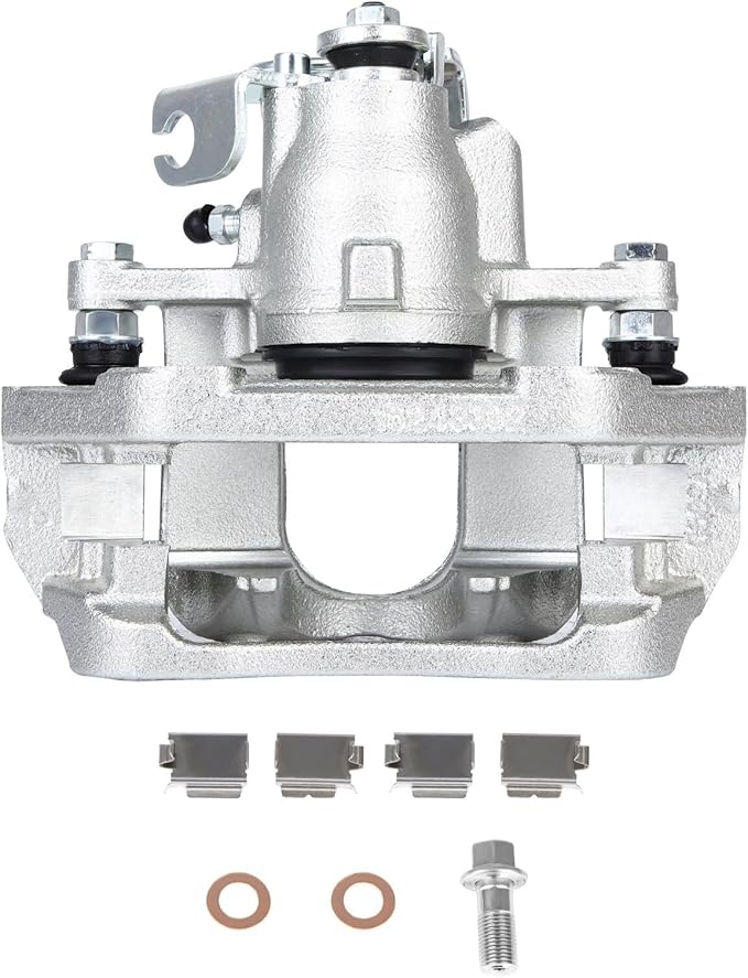 cciyu Rear Right Brake Caliper Assembly w/Bracket 18B5212 2009 For Ford For Flex,2009 2010 2011 For Lincoln For MKS