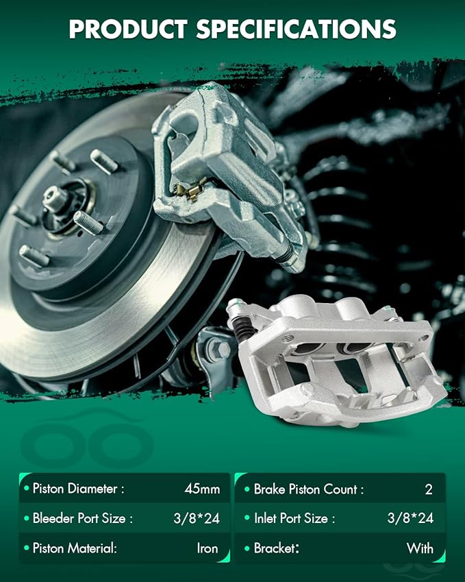 SCITOO 18B5472 Rear Right Disc Brake Caliper Assembly w/Bracket For Ford For F-250 Super Duty 2013-2019,For Ford For F-350 Super Duty 2013-2019