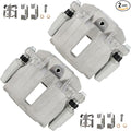 cciyu Rear Left + Right Brake Calipers With Bracket 18B4727 18B4726 For Cadillac 2000-2002 For Chevrolet 1999-2005 For GMC 1999-2005 (2PCS)