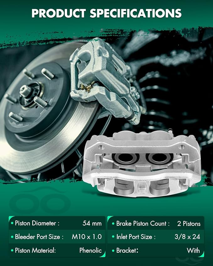 SCITOO 18B5405 18B5404 Disc Brake Calipers Assembly with Bracket Fit For Ford For F-150 2012-2016 For Ford For Lobo 2011-2013
