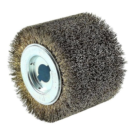 CS Unitec | PTX Steel Stranded Wire Wheels | Metal Grinder Tool Attachment | 4" Diameter x 2-7/8" Wide